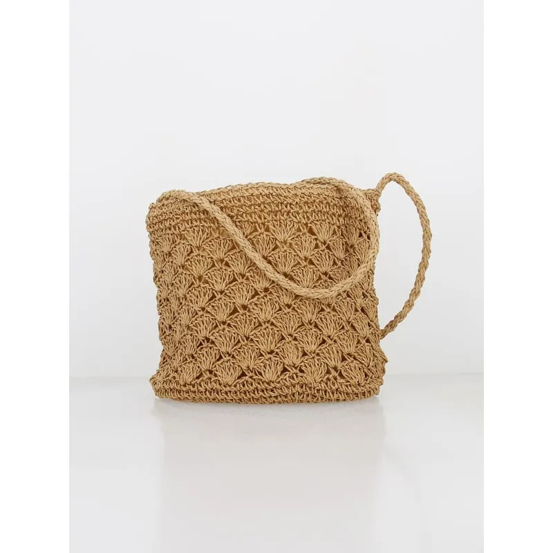 Sac bandoulière matelassé deuzia doré marron femme - Liu Jo | wimod