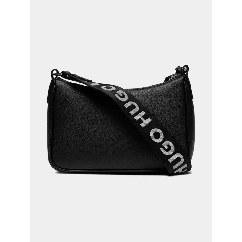 Sac bandoulière multi cross noir femme - Hugo | wimod