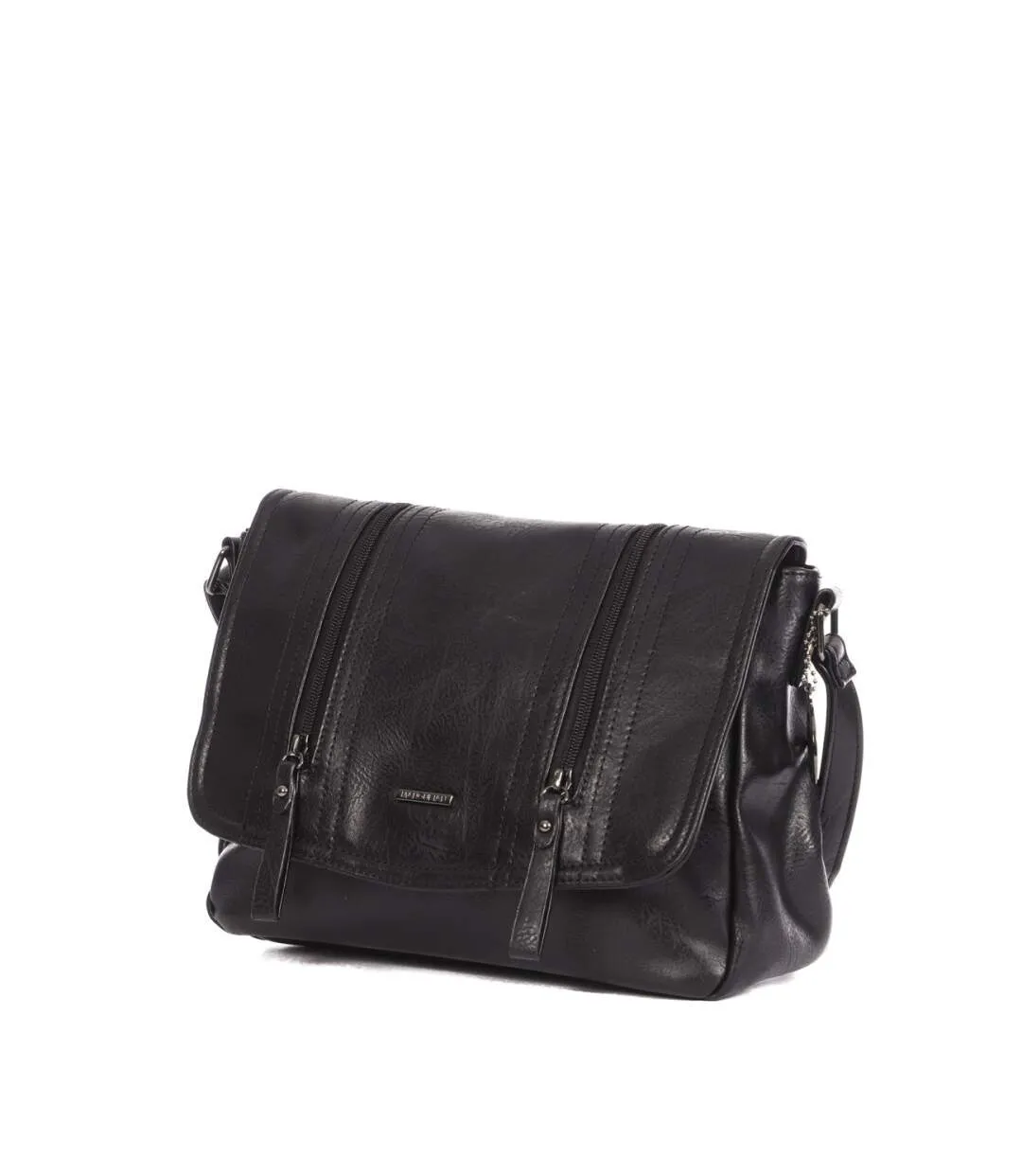 Sac bandoulière Noir Femme Manoukian Gabin