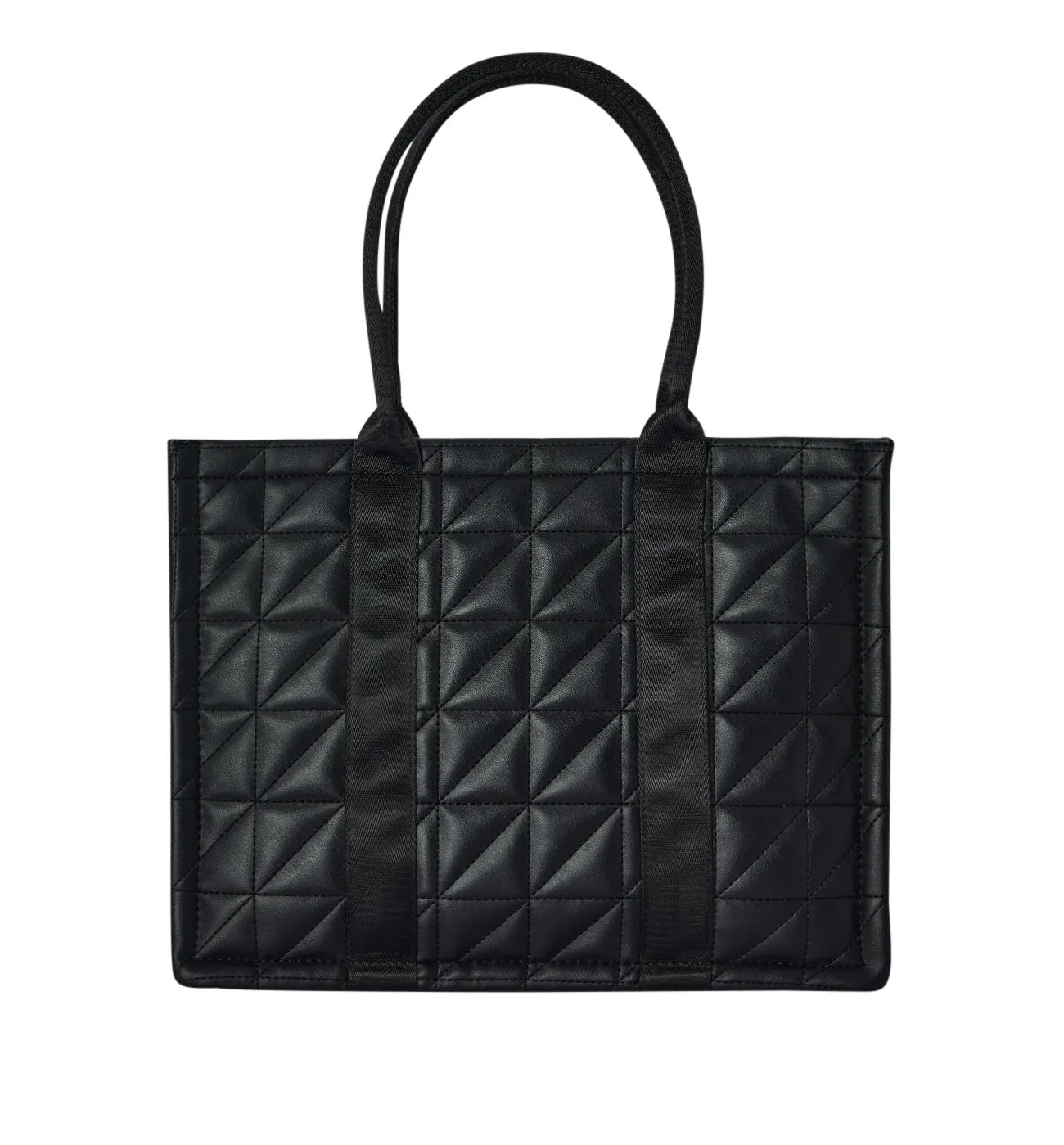 Sac matelassé effet cuir Femme - Noir