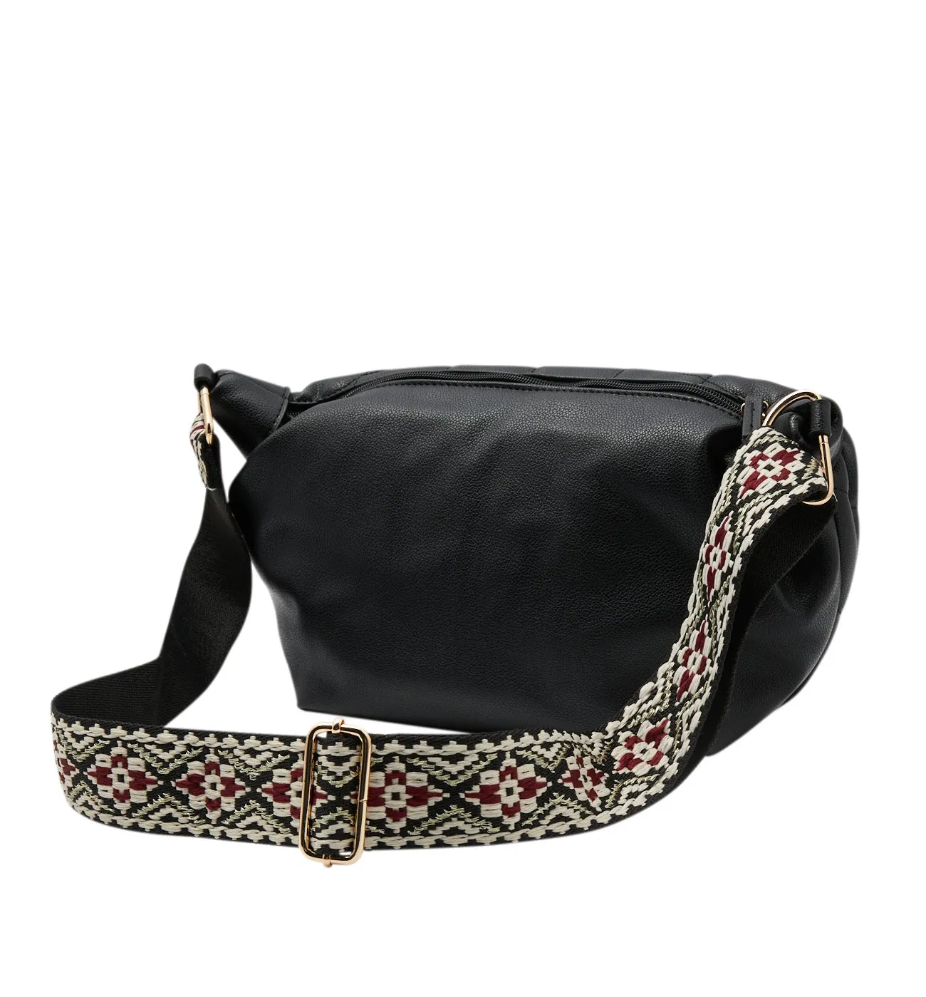 Sac matelassé à bandoulière - Noir
