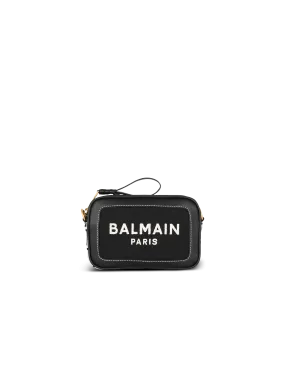 SAC POCHETTE B-ARMY EN TOILE ET CUIR - BALMAIN pour FEMME | Printemps