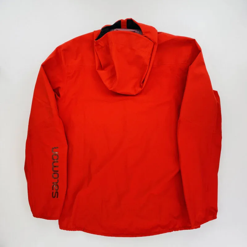 Salomon Outline Jacket M - Seconde main Veste imperméable homme - Rouge - M | Hardloop