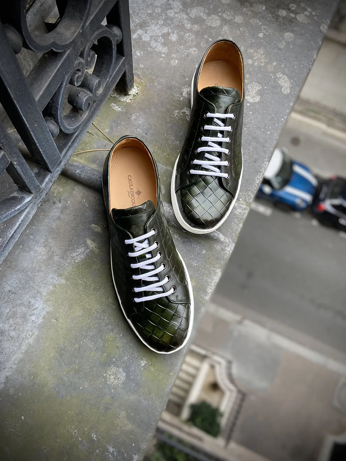 Sneakers Caulaincourt Rio II vert émeraude