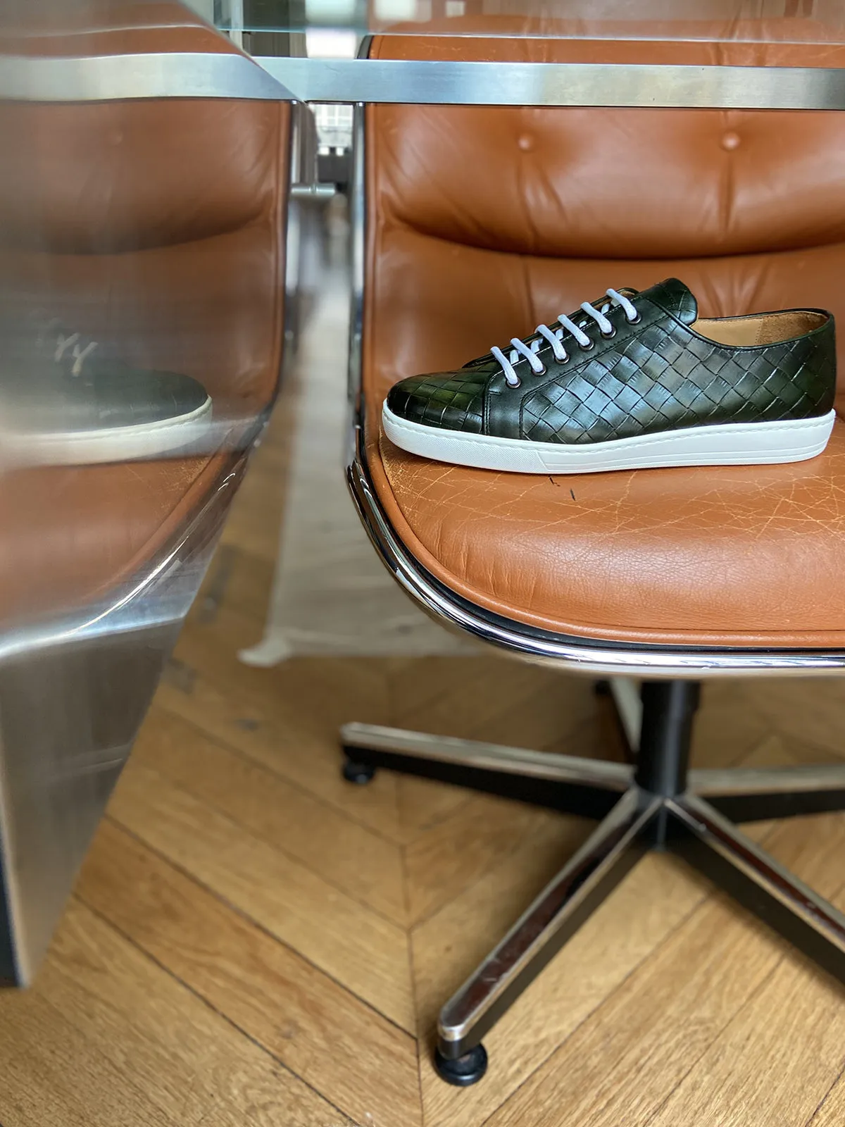 Sneakers Caulaincourt Rio II vert émeraude
