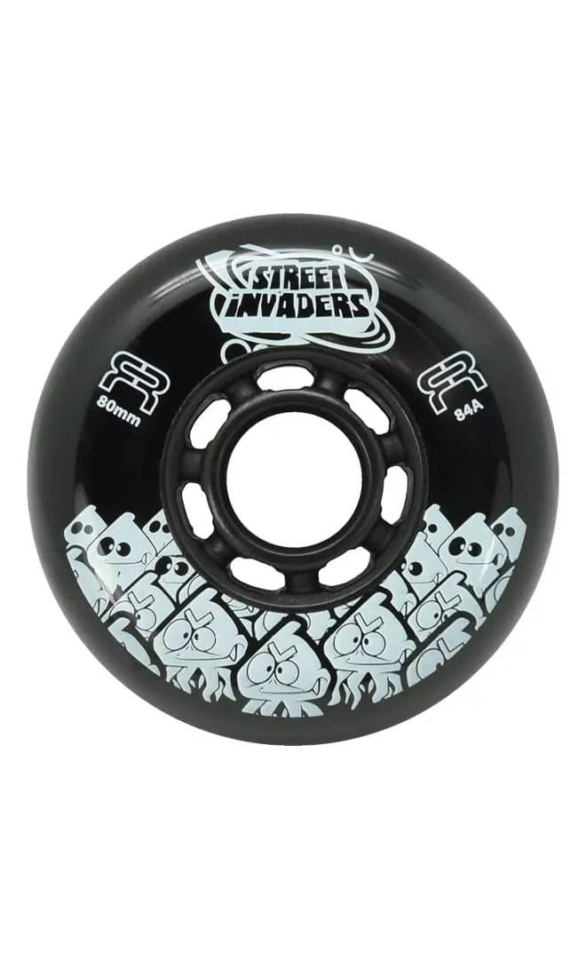 Street Invaders 84mm 84A Roues De Roller En Ligne (Lot de 4)