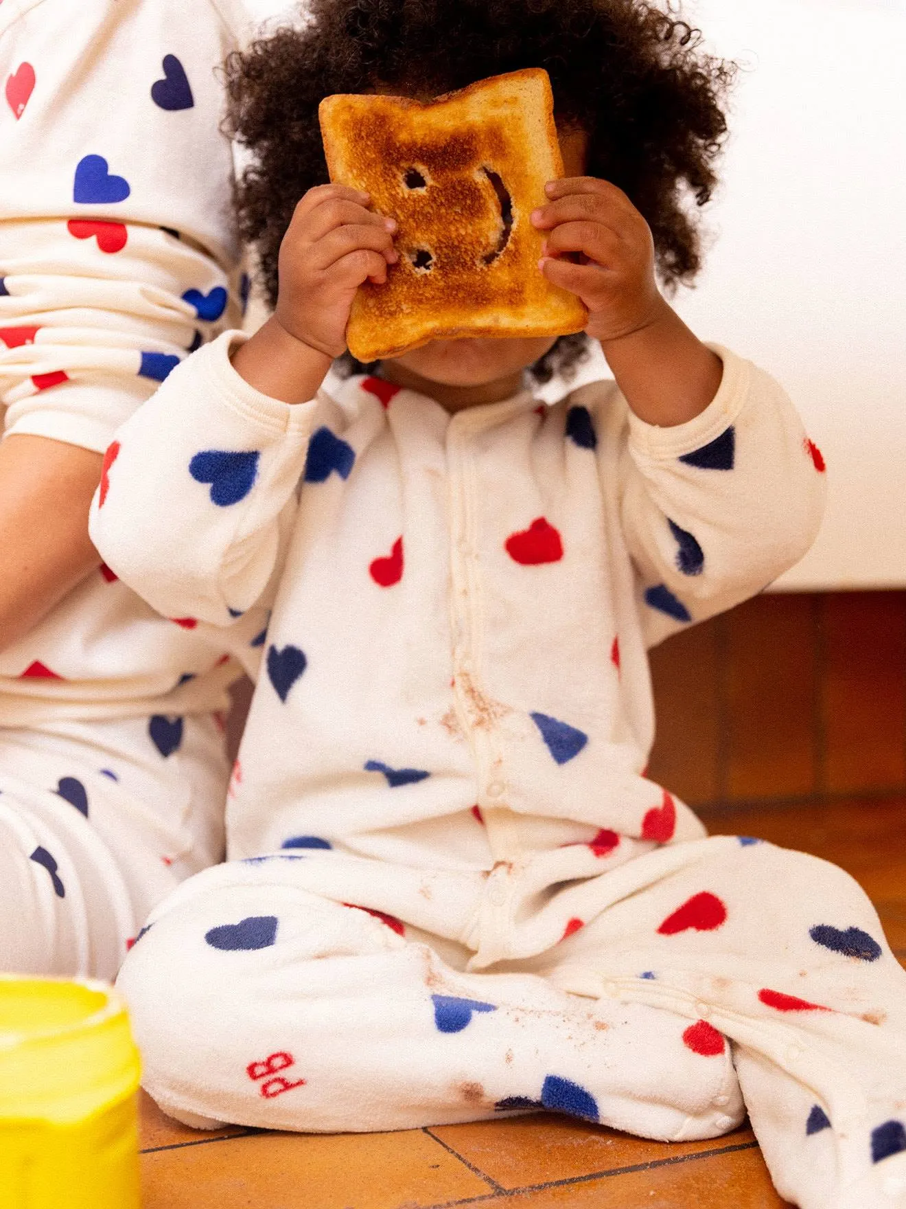 Surpyjama bébé en polaire PETIT BATEAU beige imprimé - Petit Bateau