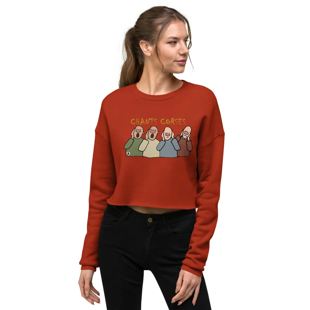 Sweat-Shirt Crop-Top Chants Corses