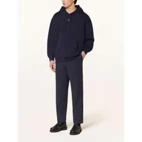 Sweat à capuche dompol bleu marine homme - Hugo | wimod