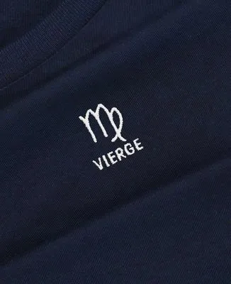 T-Shirt homme Vierge signe astrologique (brodé)