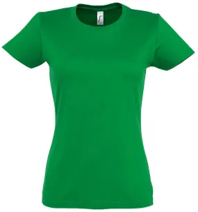 T-shirt manches courtes - Femme - 11502 - vert prairie 