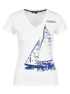 T-shirt manches courtes femme ADRIO - Blanc