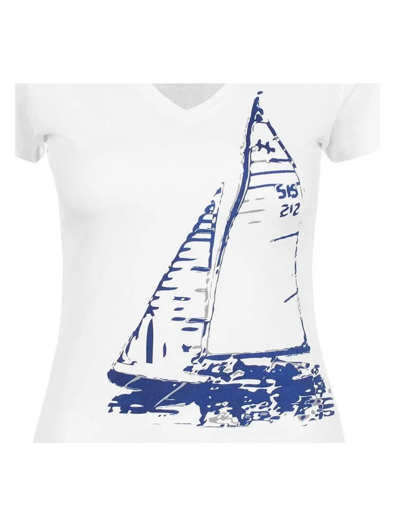 T-shirt manches courtes femme ADRIO - Blanc