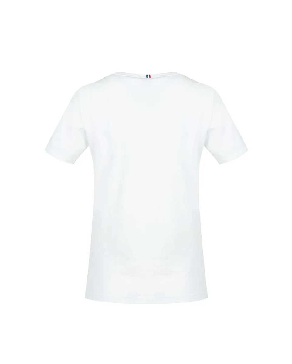 T-shirt manches courtes Femme ESS TEE SS COL V N 1 W Blanc