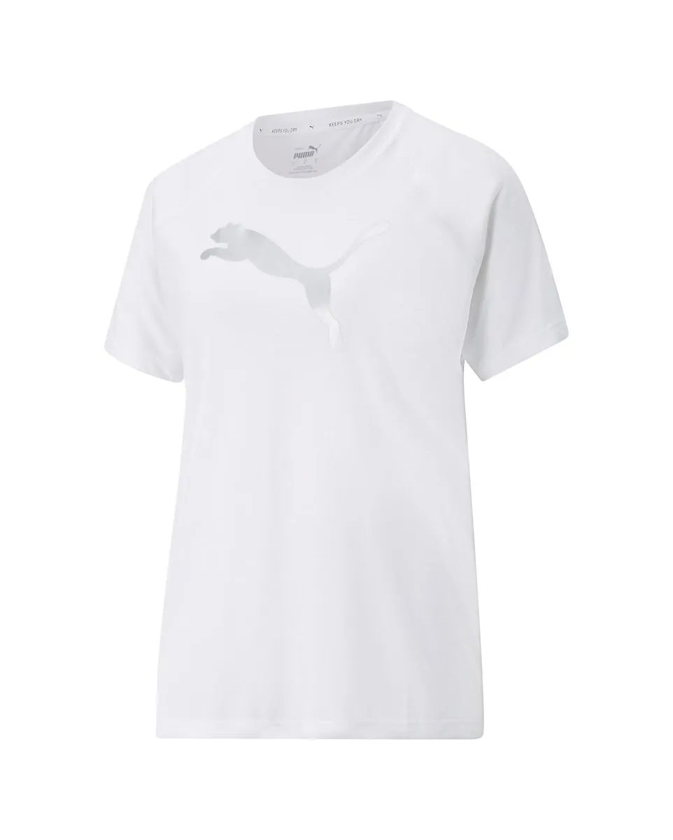 T-shirt manches courtes Femme W EVO TEE Blanc