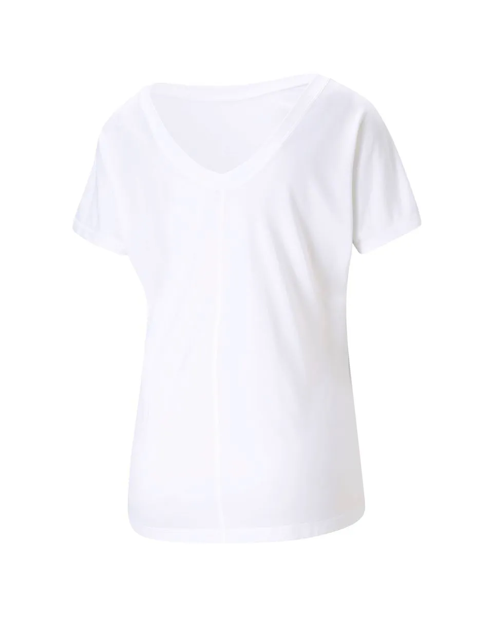 T-shirt Manches Courtes Femme W RECYCL JERSY CAT TEE Blanc