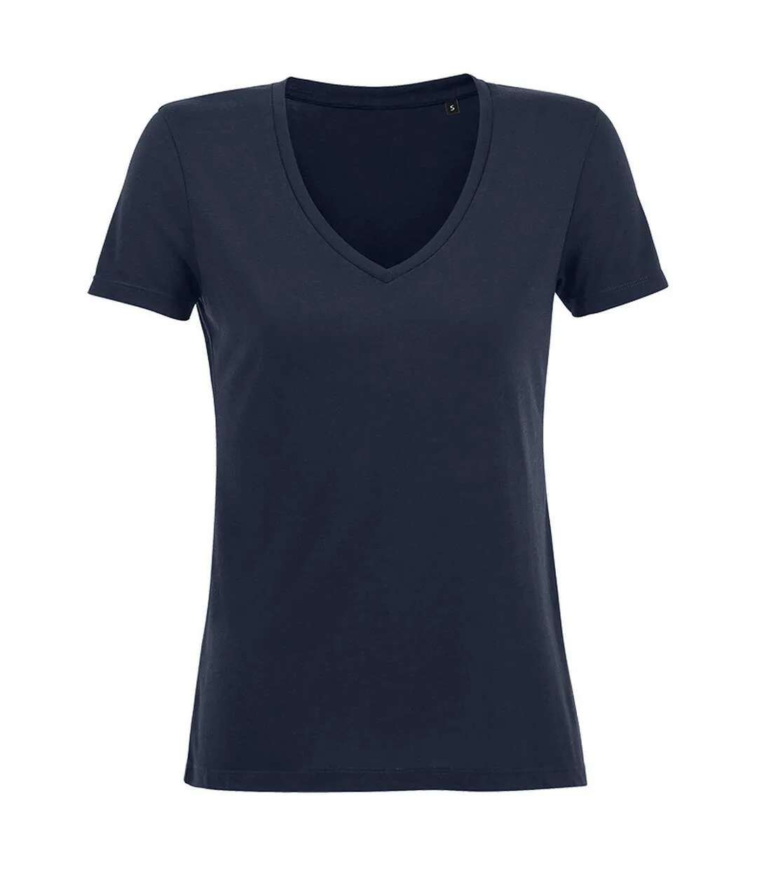 T-shirt manches courtes motion femme bleu marine SOLS