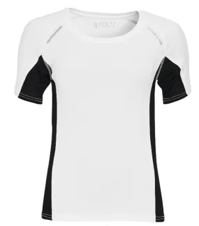 t-shirt running manches courtes - Femme - 01415 - blanc 