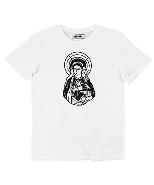 T-shirt Vierge Marie Tattoo - Tatouage Saint Vierge Auréole