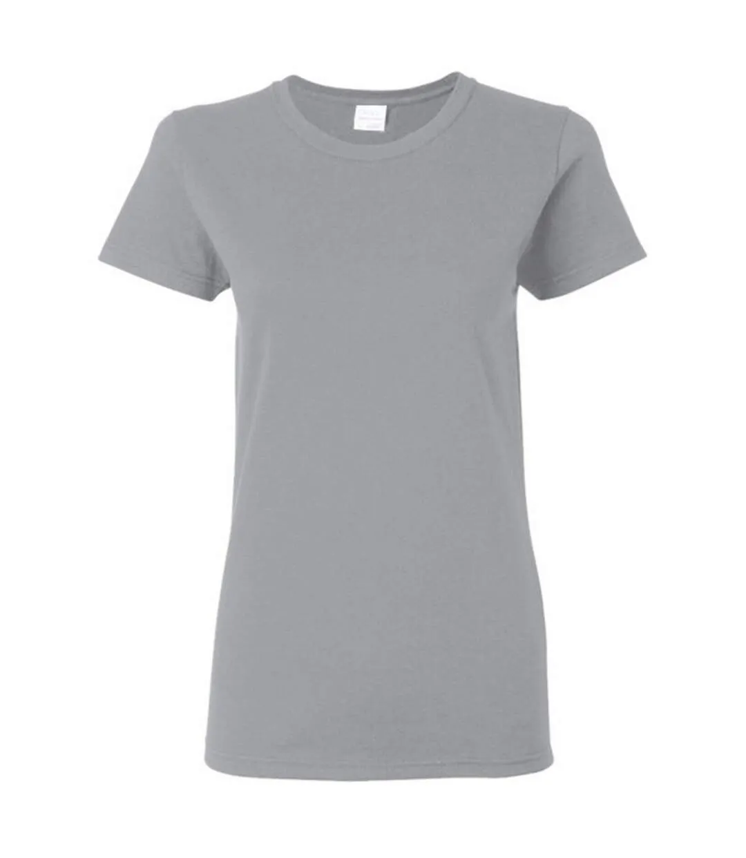 T-shirt à manches courtes coupe féminine femme gris Gildan