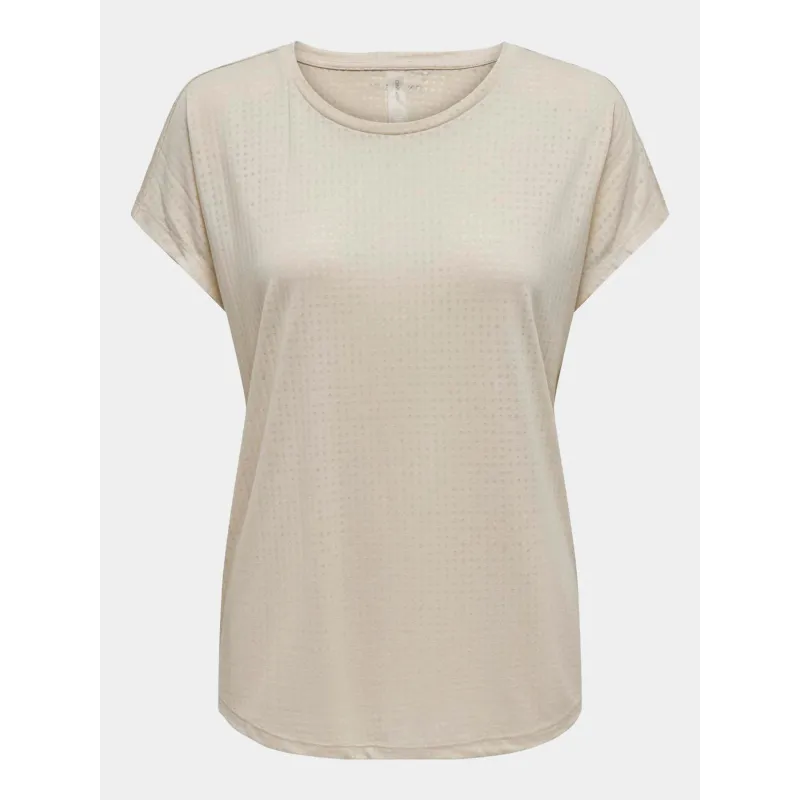 T-shirt à manches courtes essential violet femme - Nike | wimod