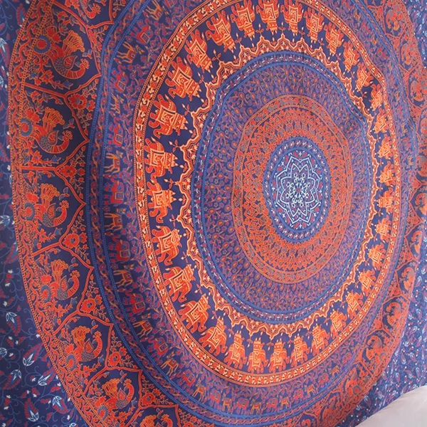 Tissu Mural Indien Mandala | Décoration Spirituelle | Pankaj eBoutique
