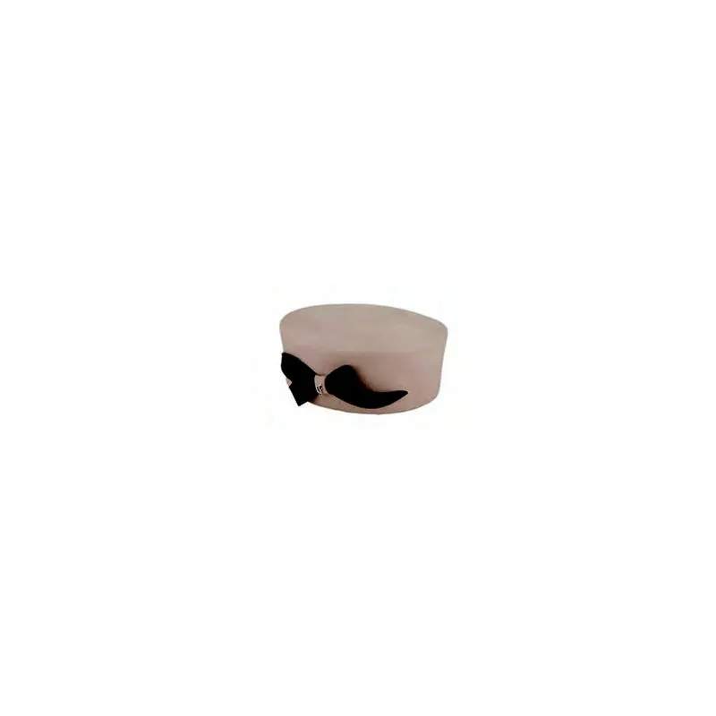 Toque en feutre de laine coloris beige | Chapeau hiver femme
