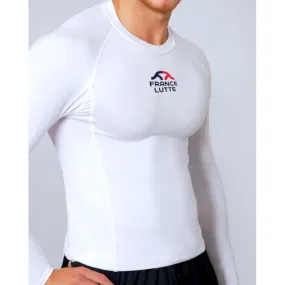 TSHIRT TECHNIQUE COMPRESSION FRANCE LUTTE | YALOUZ SPORT