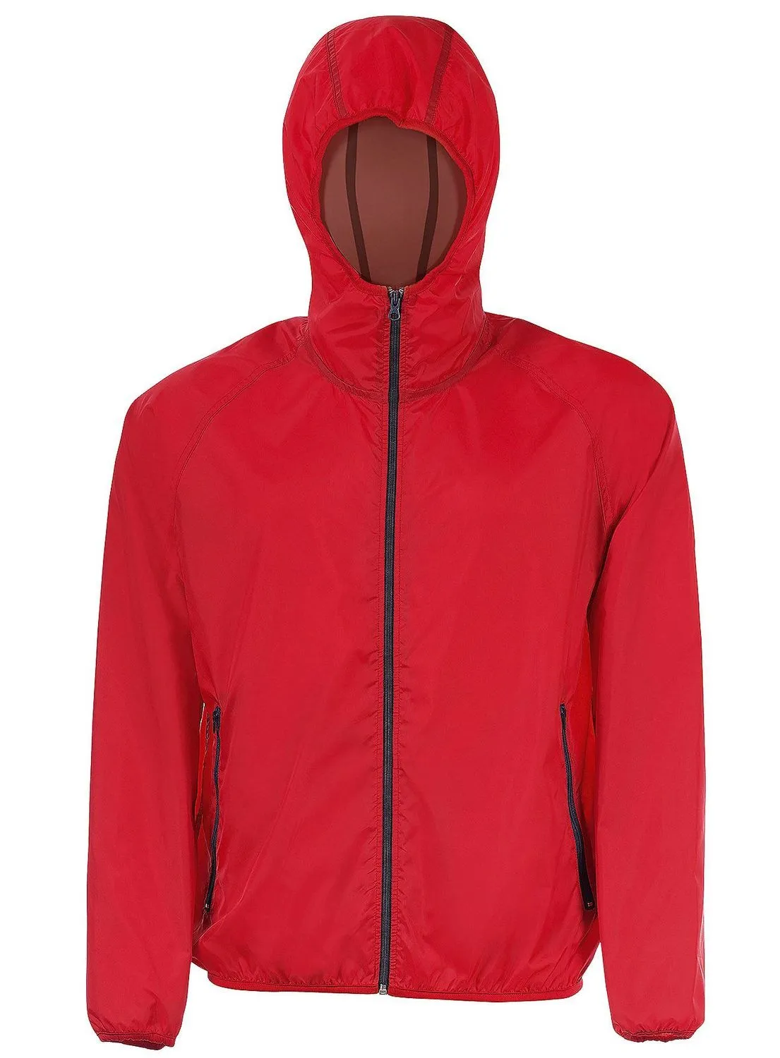 Veste coupe-vent imperméable 01169 - rouge - unisexe 