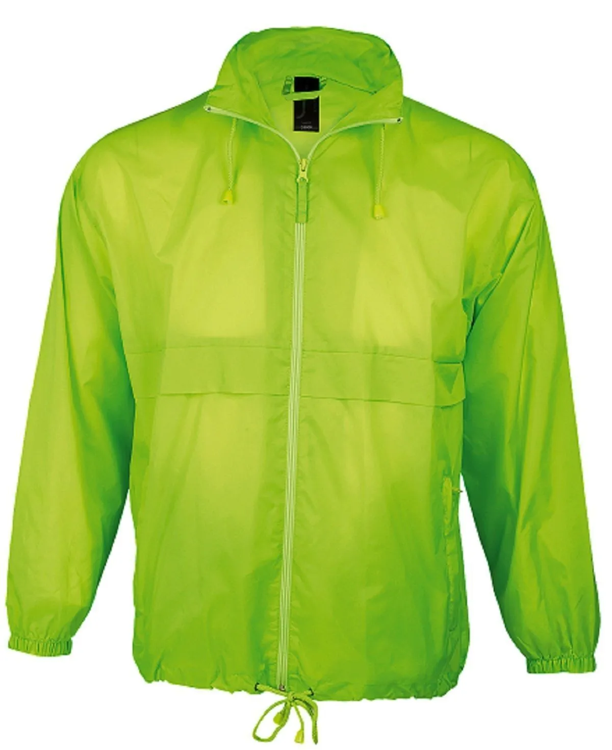 Veste coupe-vent imperméable - Unisexe - 32000 - vert citron fluo 