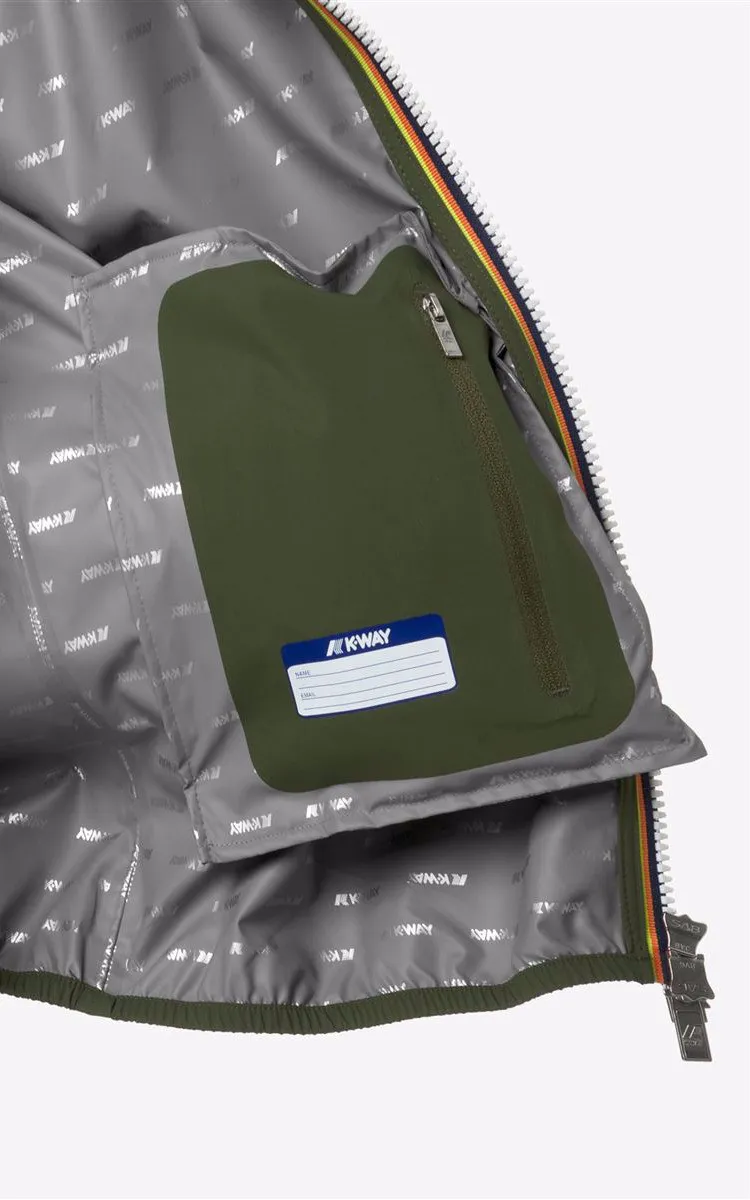 Veste imperméable Jack eco strech vert K-Way - La Canadienne - Coupe-vent / imperméables Textile Vert