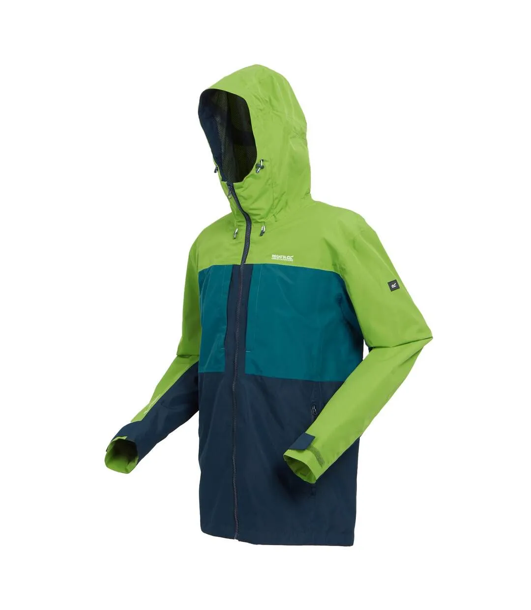 Veste imperméable maland homme vert piquant / bleu marocain Regatta