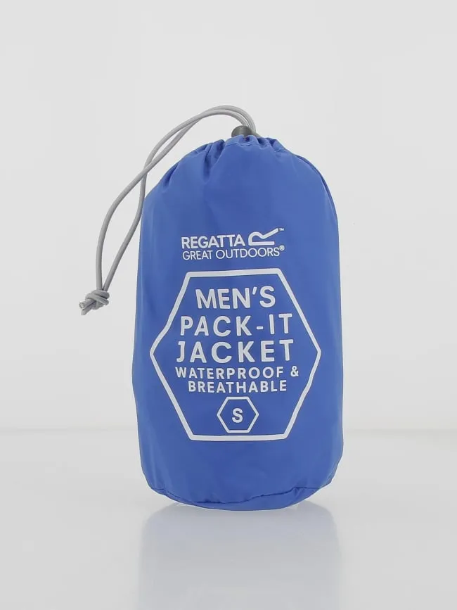 Veste imperméable pack it bleu homme - Regatta | wimod