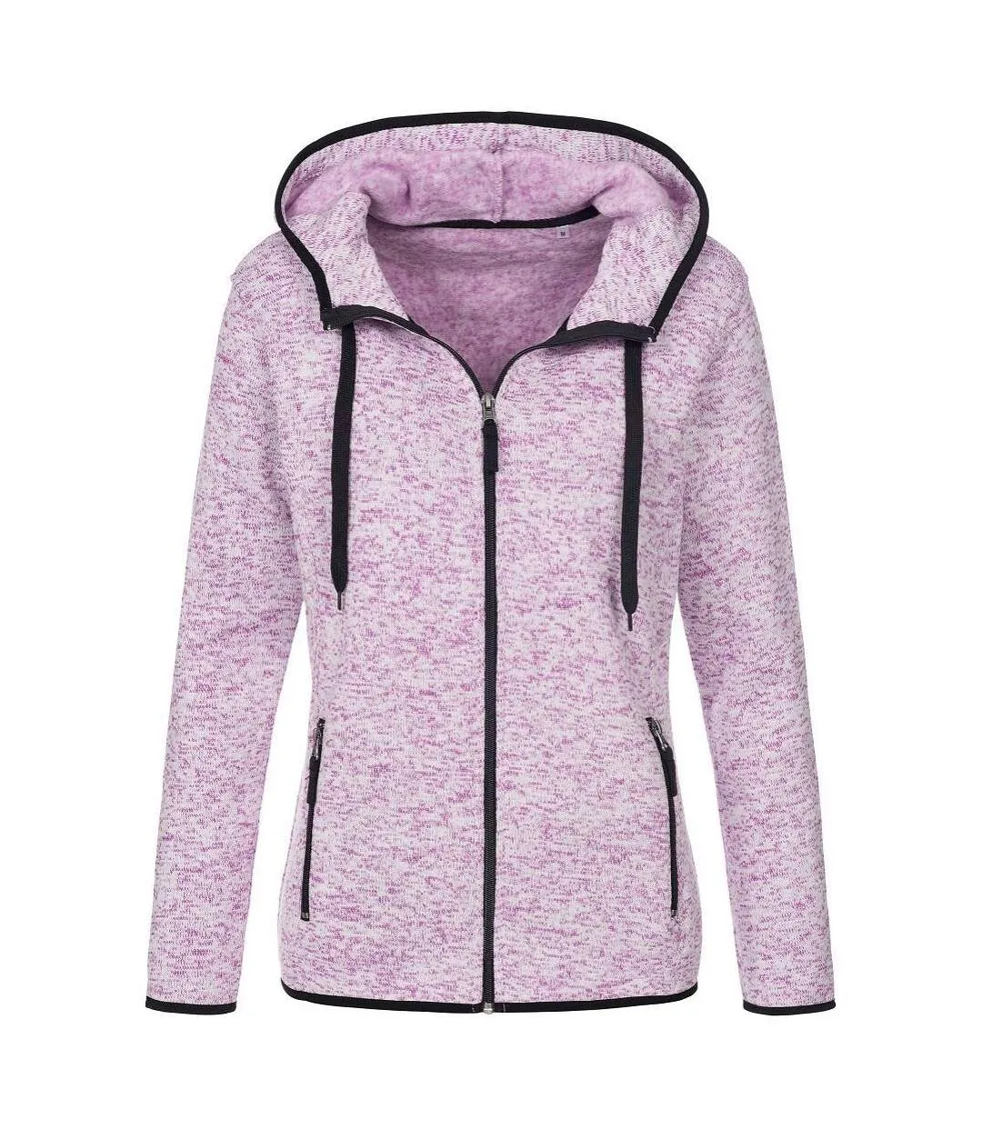 Veste polaire en tricot manches longues - Femme - ST5950 - violet mélange