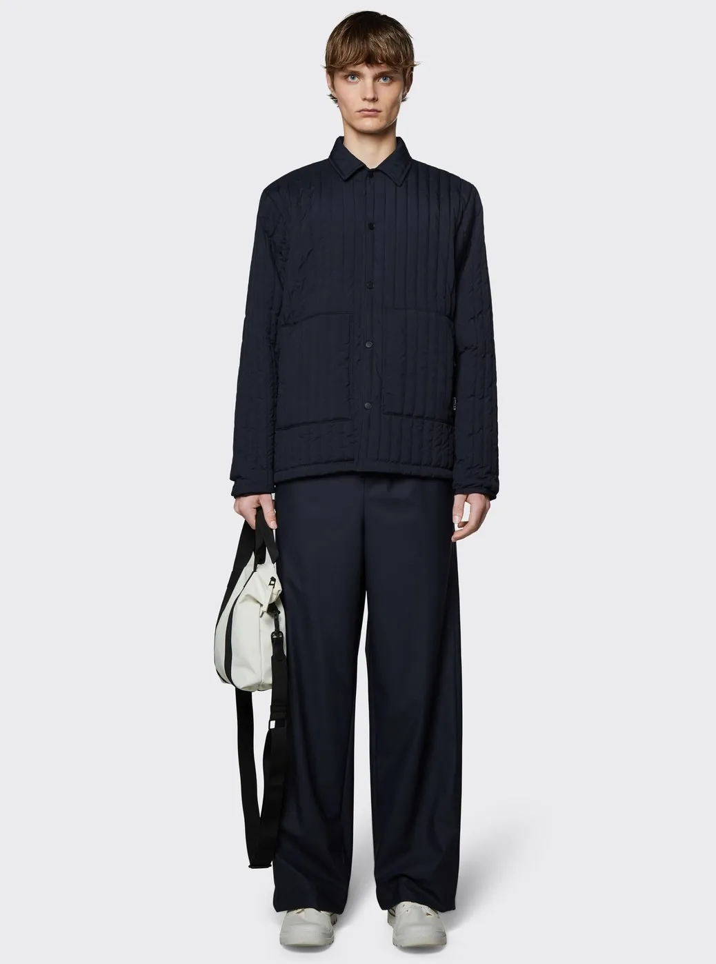 Veste Rains Unisex Liner Shirt Jacket Navy