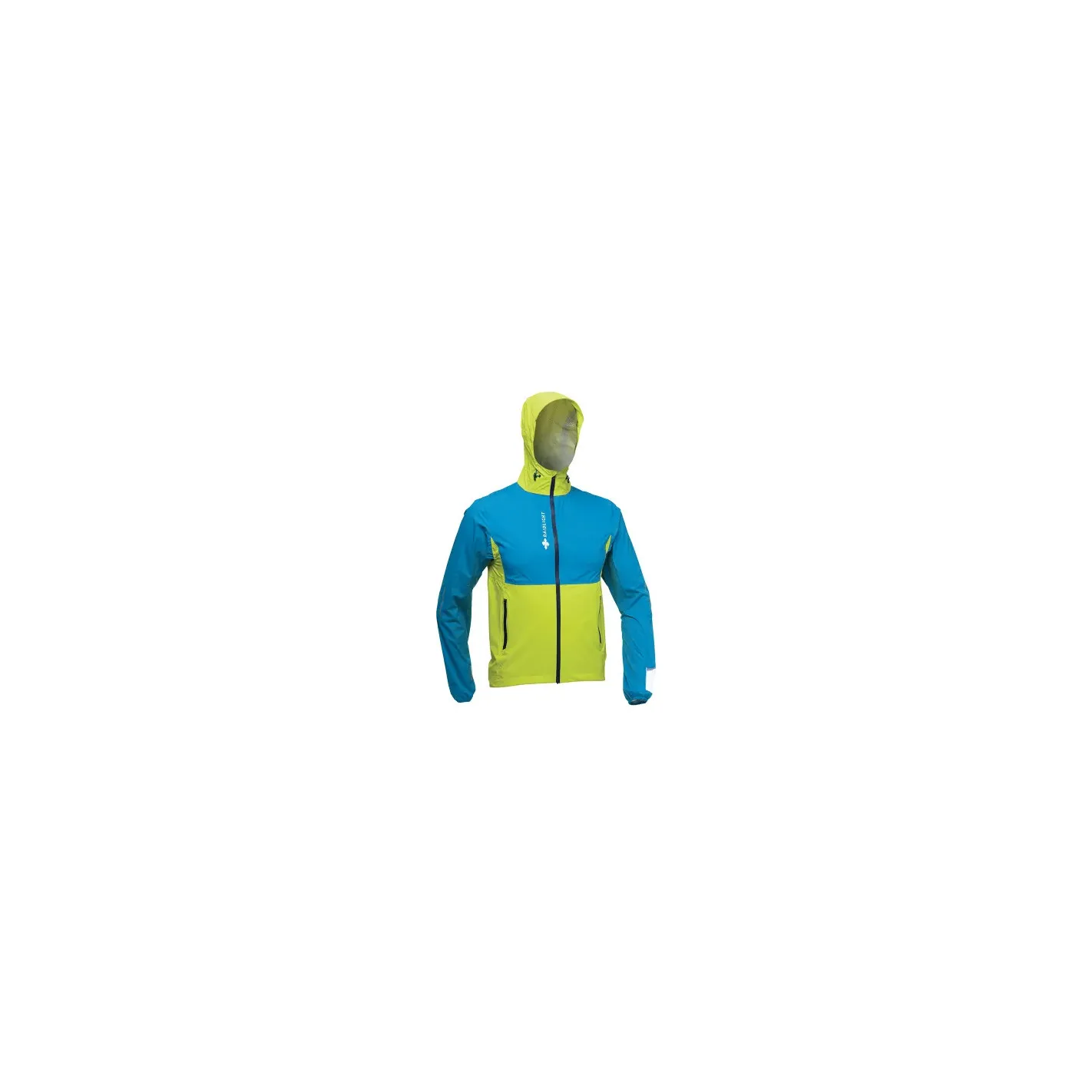 Veste Running RAIDLIGHT Homme Imperméable RESPONSIVE MP+ Turquoise / Jaune