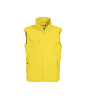 Veste sans manches basic homme jaune vif Clique