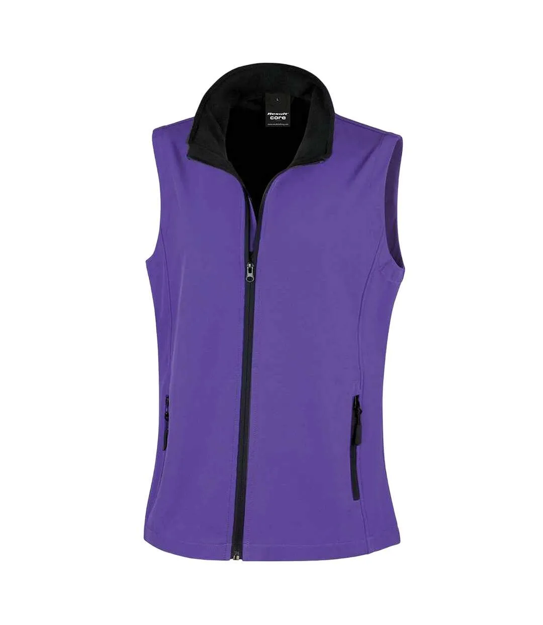 Veste sans manches core femme violet / noir Result