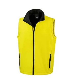 Veste sans manches core homme jaune / noir Result