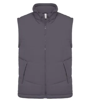 Veste sans manches doublée polaire - K6118 - gris convoy