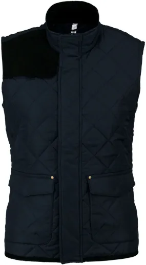 Veste sans manches matelassée - K6125 - Femme - bleu marine 