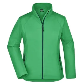 Veste softshell coupe-vent imperméable femme JN1021 - vert 