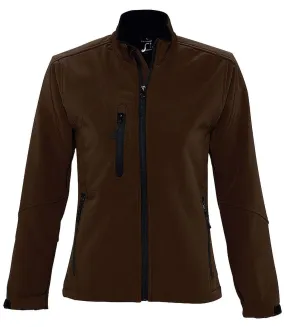 Veste softshell imperméable respirante femme 46800 - marron chocolat